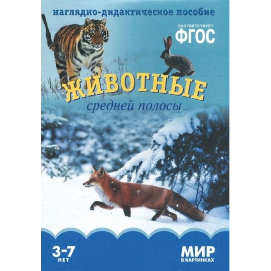 Животные средней полосы россии картинки для детей