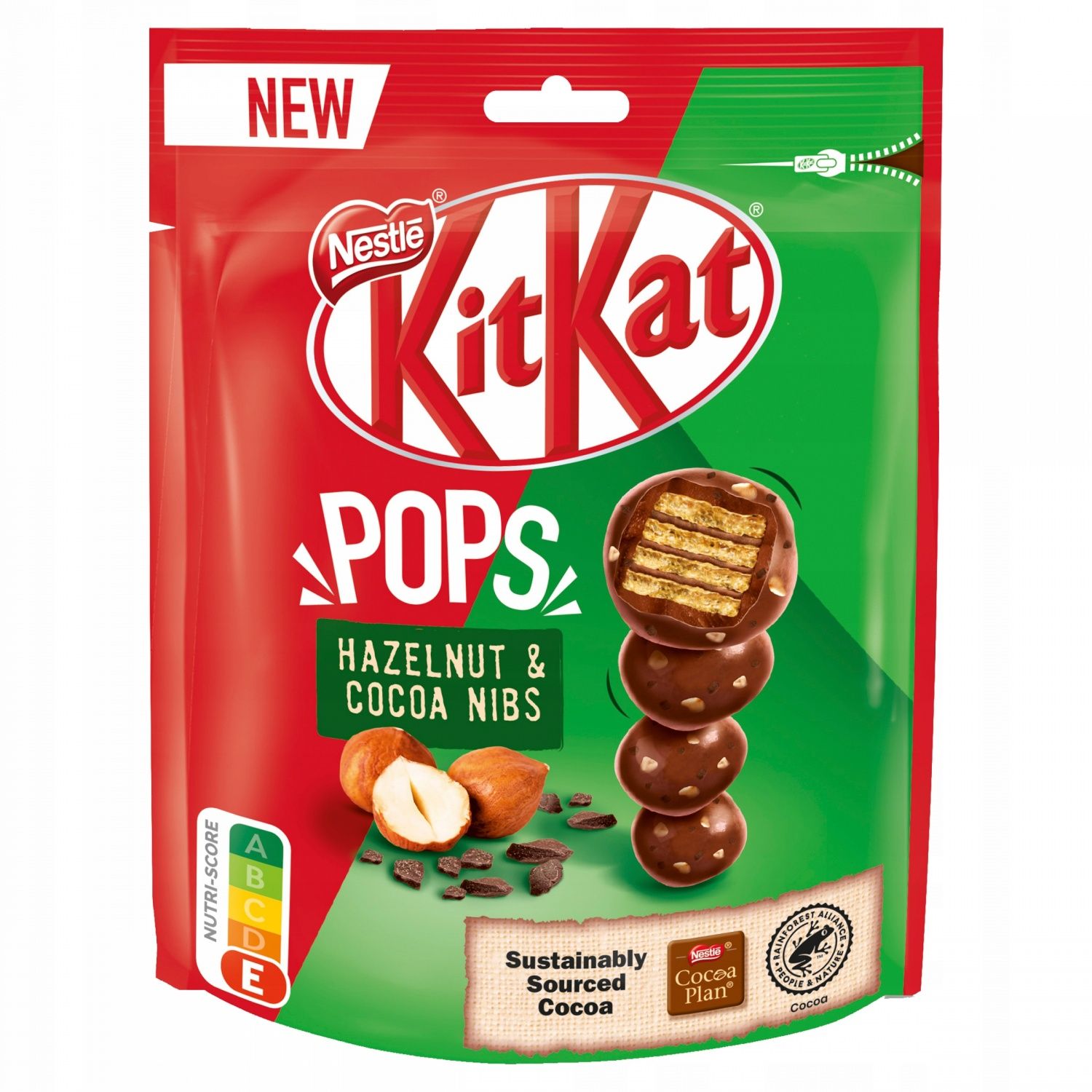 Kitkat Pops Hazelnut & Cocoa Nibs 200g