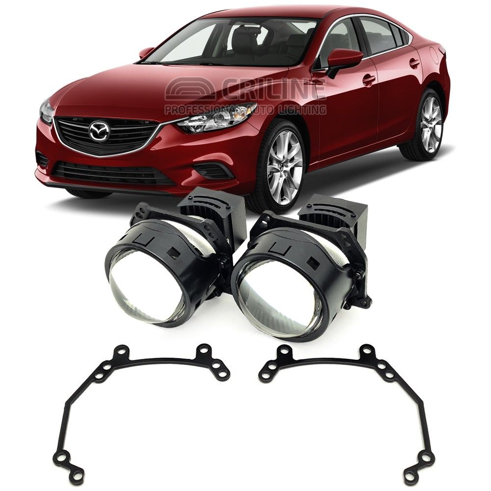 Criline d4. Bi led линзы Mazda 6 GJ. Лед модуль в фару Мазда 6 2017 года.