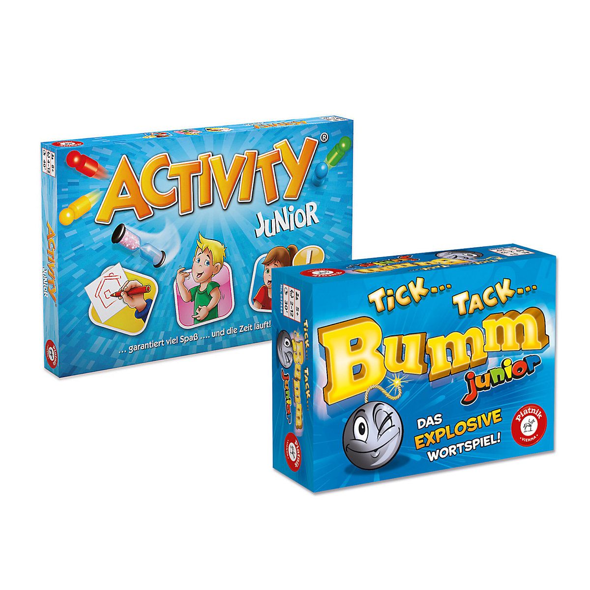 Piatnik набор детских игр activity junior tick tack boom junior - купить с  доставкой по выгодным ценам в интернет-магазине OZON (982291297)