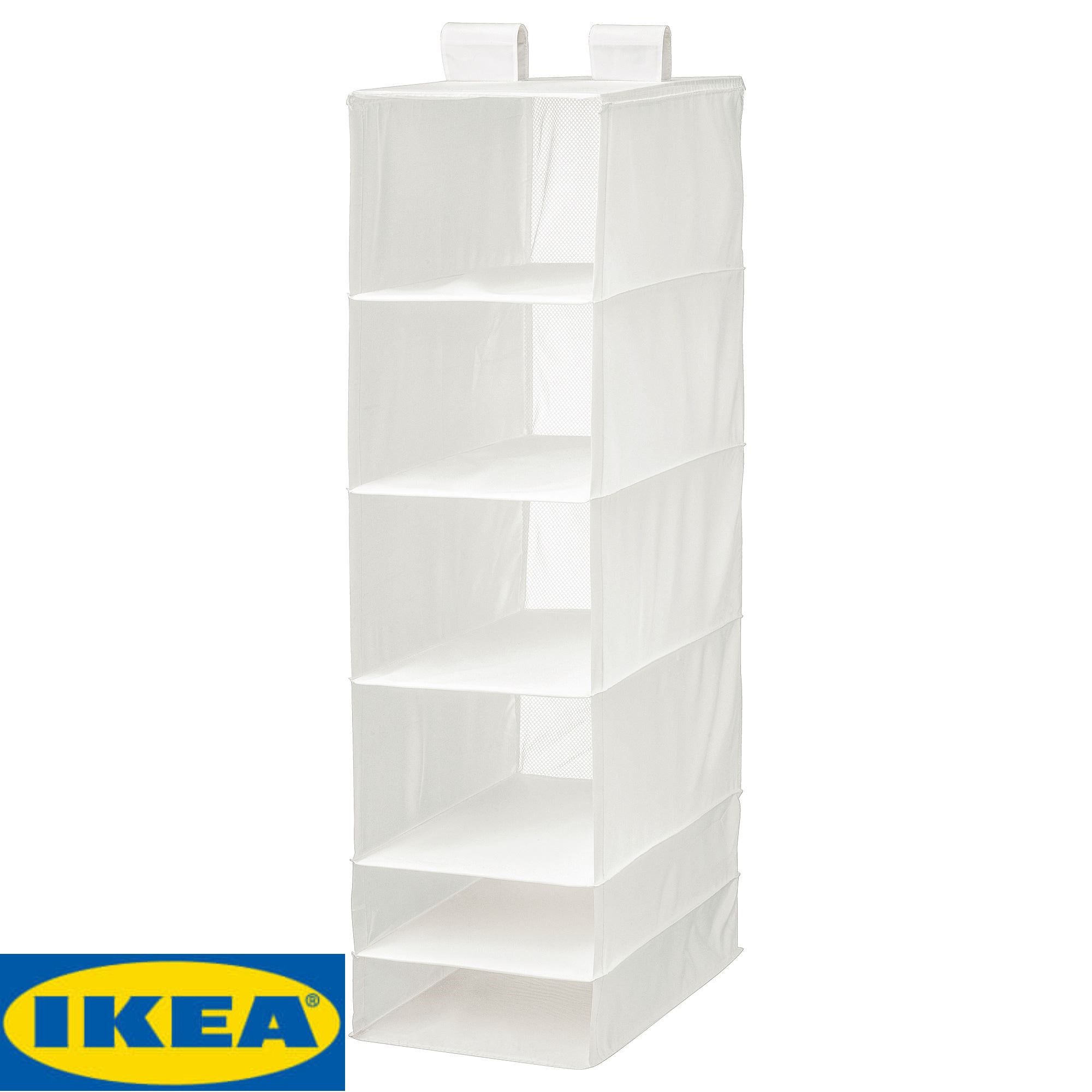 Модуль для хранения с 6 отделениями белый 35x45x125 см ikea SKUBB СКУББ