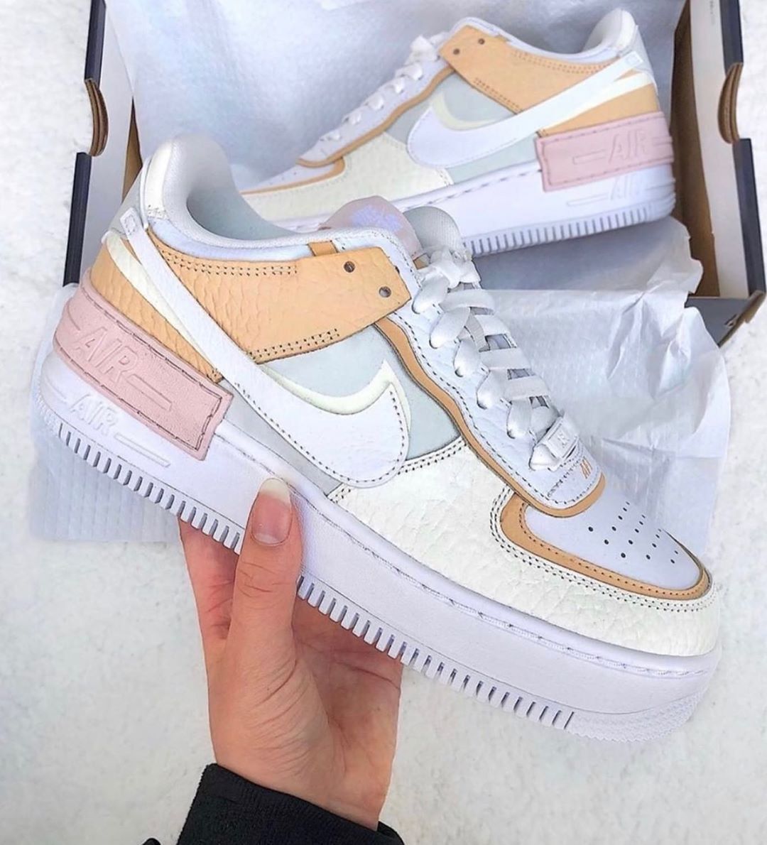 Nike Air Force 1 персиковые