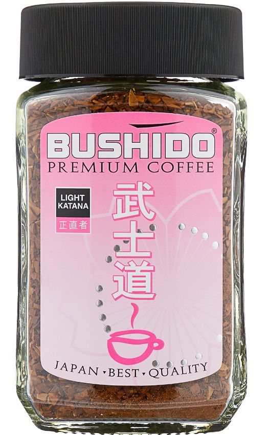 Кофе бушидо разница. Кофе Bushido Light Katana 100г. Кофе Bushido kodo 95. Кофе растворимый Бушидо 100г. Bushido кофе растворимый 100.