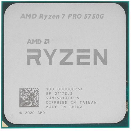 ПроцессорAMDRyzen7PRO5750G(100-000000254)OEM-AM4,8х3.8ГГц,L2-4МБ,L3-16МБ,2хDDR4-3200МГц,AMDRadeonVega8,TDP65Вт