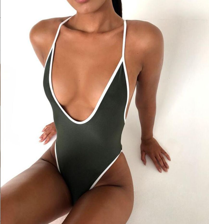 Monokini Swimsuit High Cut