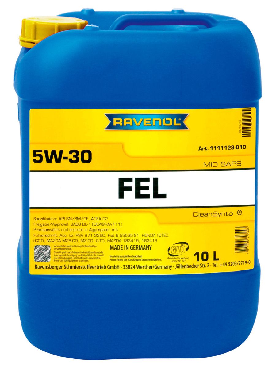 RAVENOLFelSae5W-30Масломоторное,Синтетическое,10л