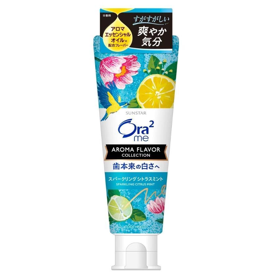 SUNSTAR Ora2 Sparkling Citrus Mint Японская освежающая зубная паста 130гр.