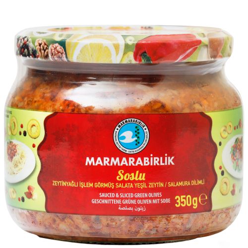 MARMARABIRLIKИкраиззеленыхоливокволивковоммасле350гр(SOSLUYESILZEYTIN)