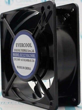 Вентилятор Evercool EC1238A2HBL 220V