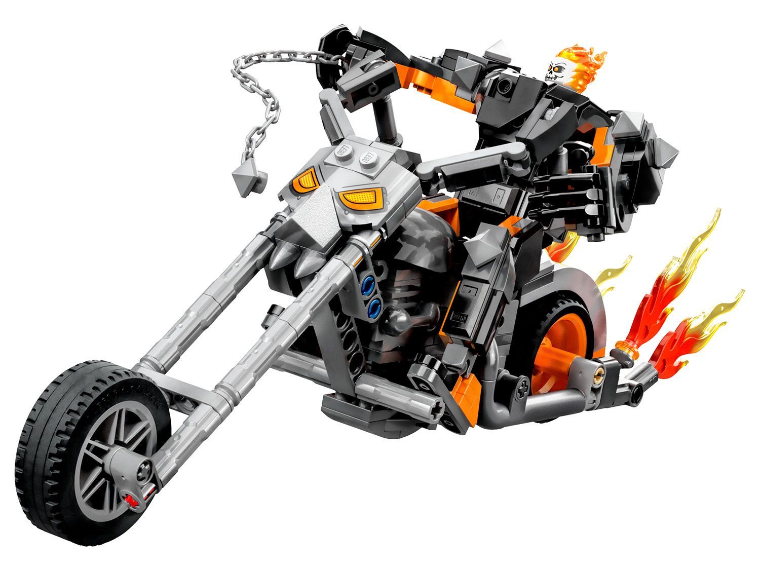 Конструктор LEGO Marvel Робот и мотоцикл Призрачного Гонщика, Ghost Rider  Mech and Bike, 76245 - купить с доставкой по выгодным ценам в  интернет-магазине OZON (1038176293)