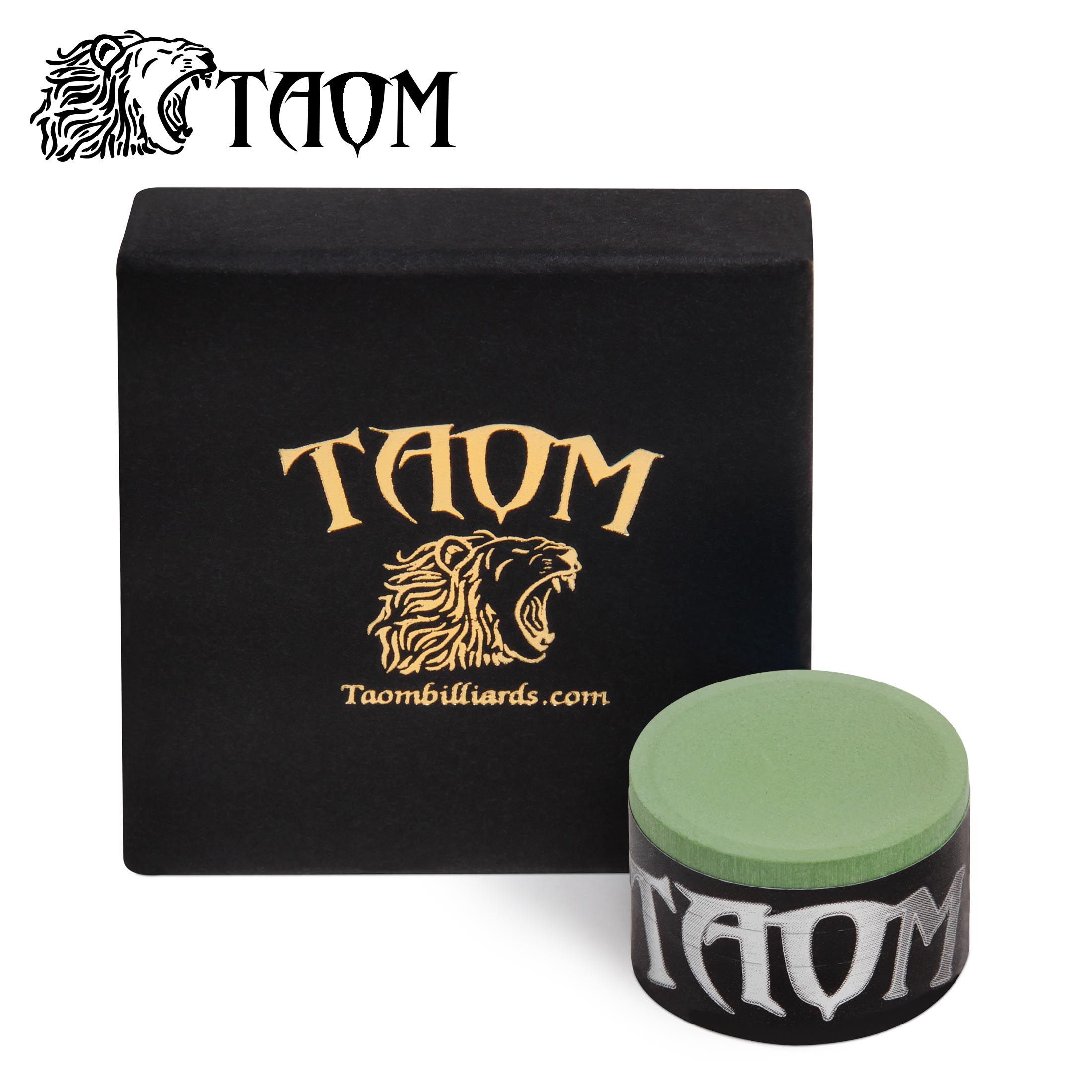 Мел для бильярда Taom V10 Chalk Green в индивидуальной коробке, 1 шт.