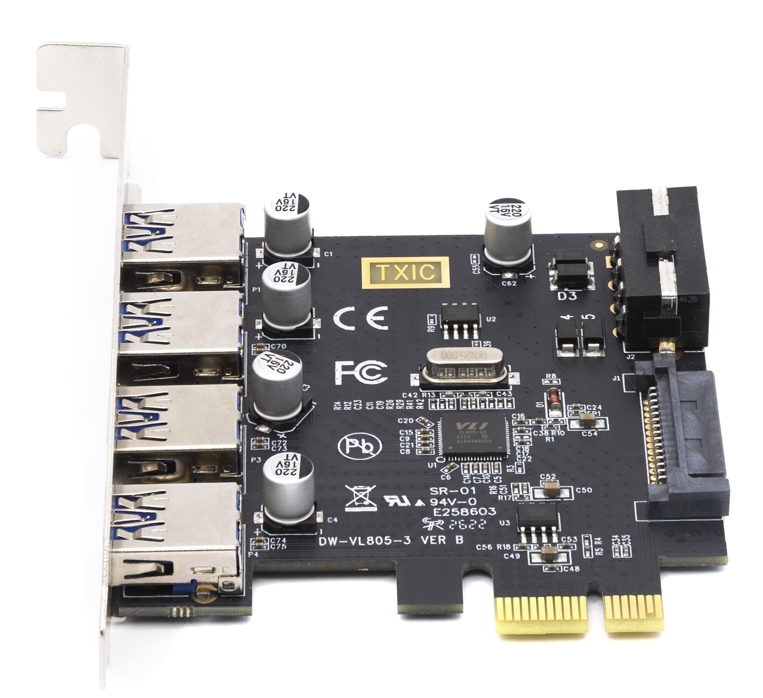 КонтроллерGSMINDP76PCI-EнаUSB3.0x4cSATA15-Pin(Черный)