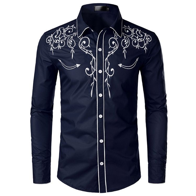 Мужские рубашки с вышивкой в России | Мужская рубашка с вышивкой в интернет-магазине, цена