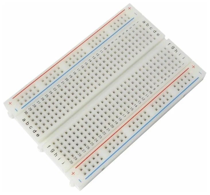 Беспаечнаямакетнаяплата(breadboard)400точек,дляArduinoSTM32NodeMCURaspberry