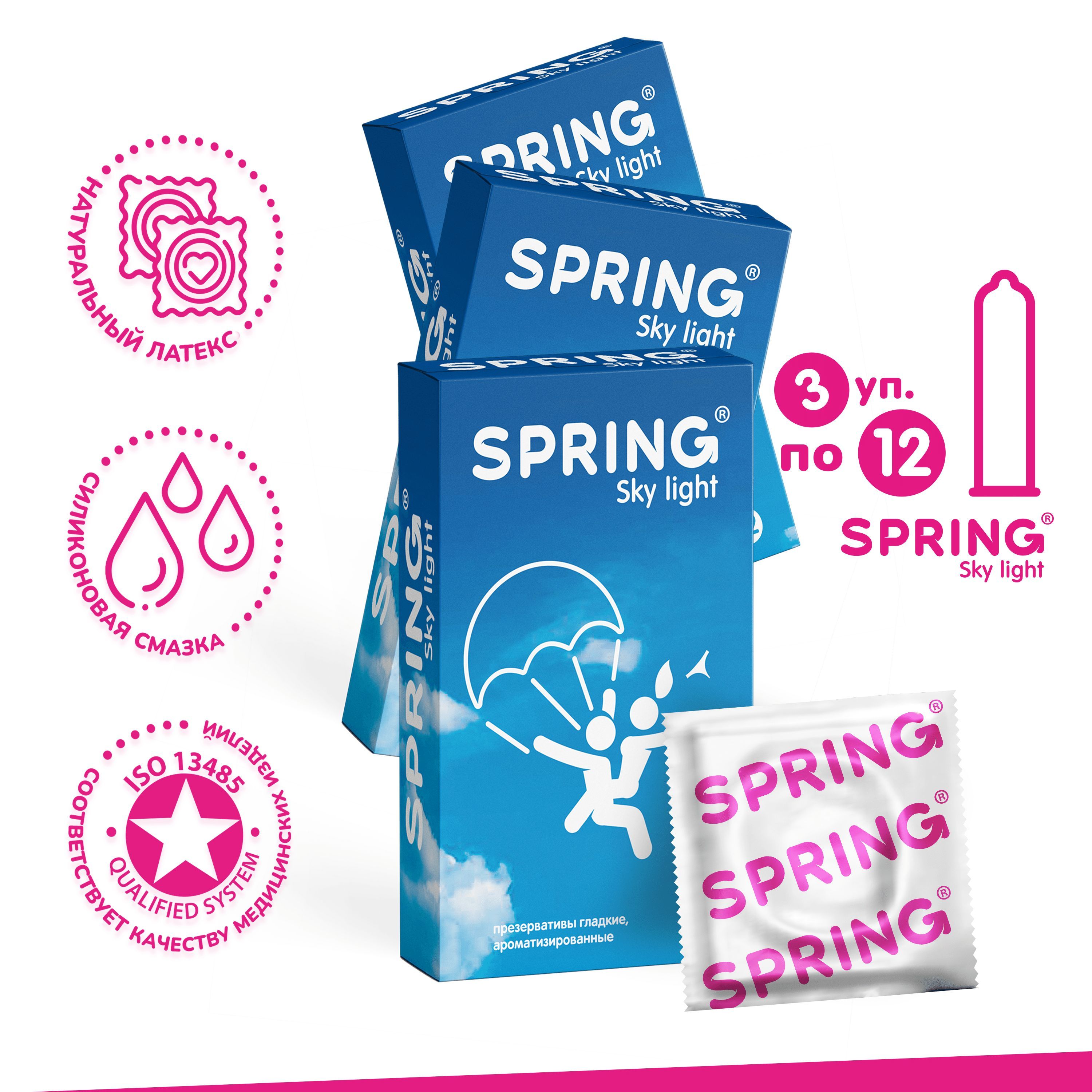 Презервативы Spring (Спринг) – купить презерватив на OZON по низкой цене