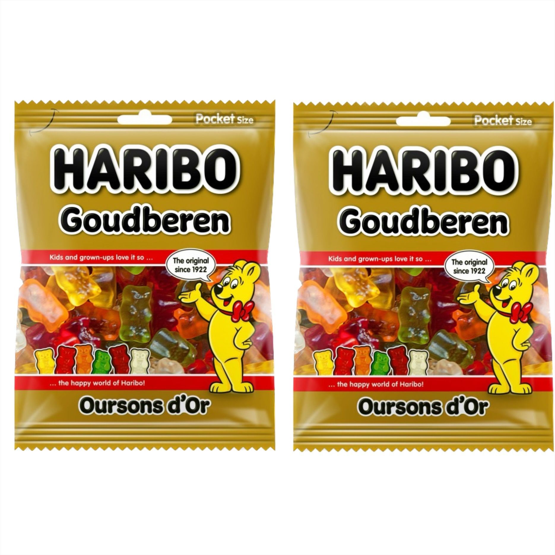 Мармелад жевательный Haribo Goldbaren Харибо Золотые Мишки 2 уп. по 75 гр.  - купить с доставкой по выгодным ценам в интернет-магазине OZON (934132098)