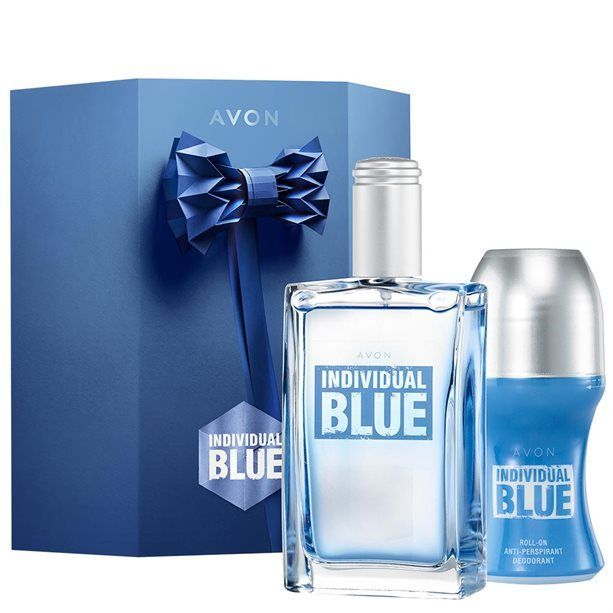 Парфюмерно-косметический набор "Individual Blue для него", из двух средств, AVON