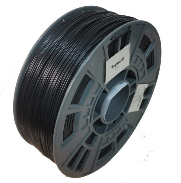 Пластикдля3DпринтераABSчерный-R-filament1.75мм.1кг.