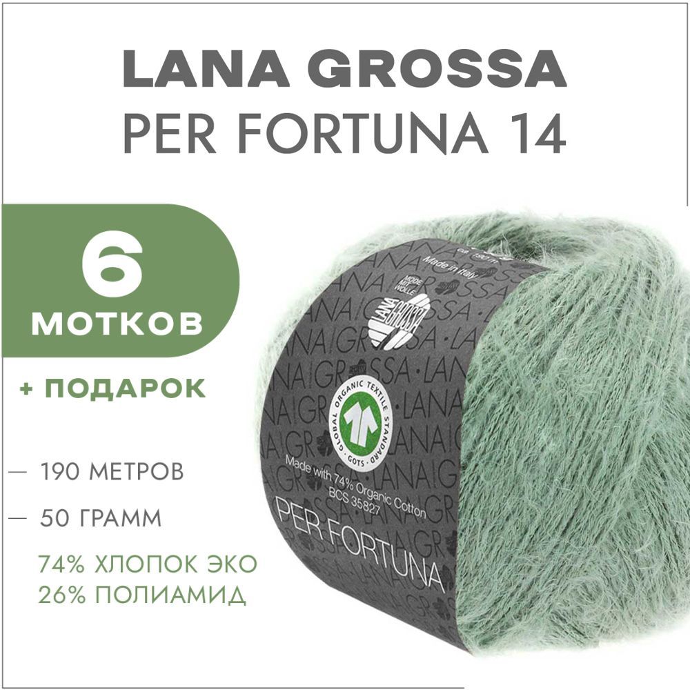 Пряжа Lana grossa per Fortuna. Lana grossa per Fortuna палитра. Per Fortuna 011.