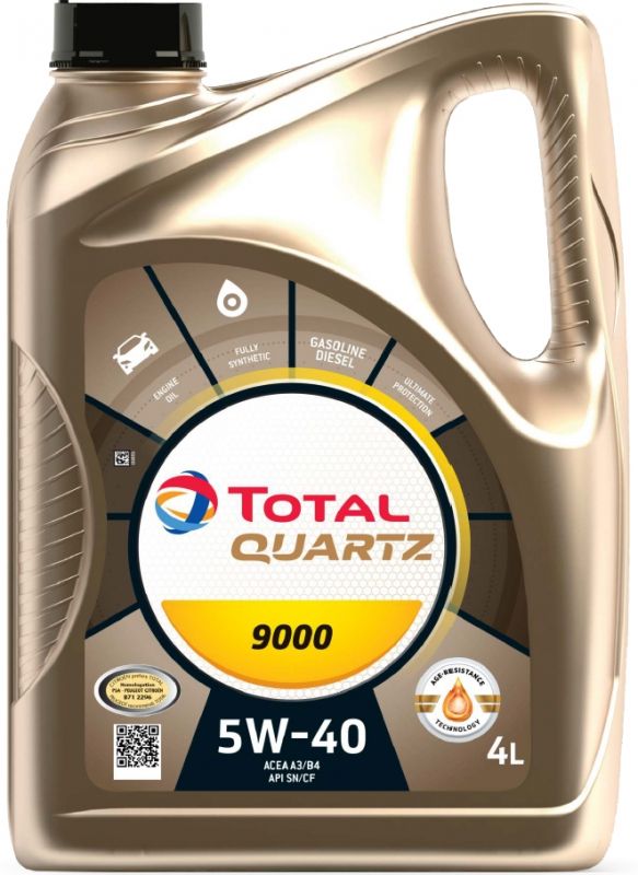 TotalQUARTZ90005W-40Масломоторное,Синтетическое,4л