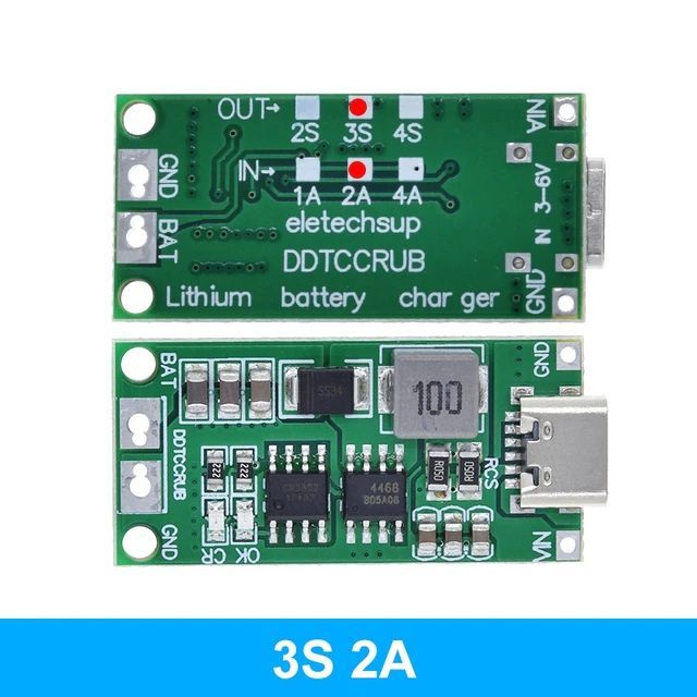 Платазарядногоустройствалитий-ионнойбатареи3S2A