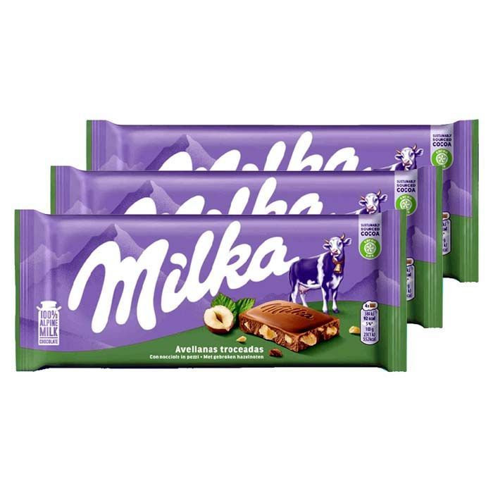 Шоколад Milka Wholenut Caramel молочный с фундуком и карамелью 300г