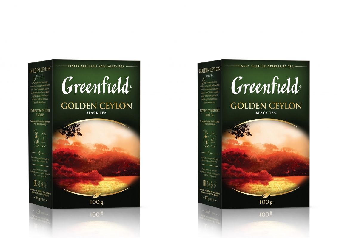 Greenfield golden ceylon 100. Чай черный Greenfield Golden Ceylon 100гр. Чай Гринфилд Голден Цейлон 100г.