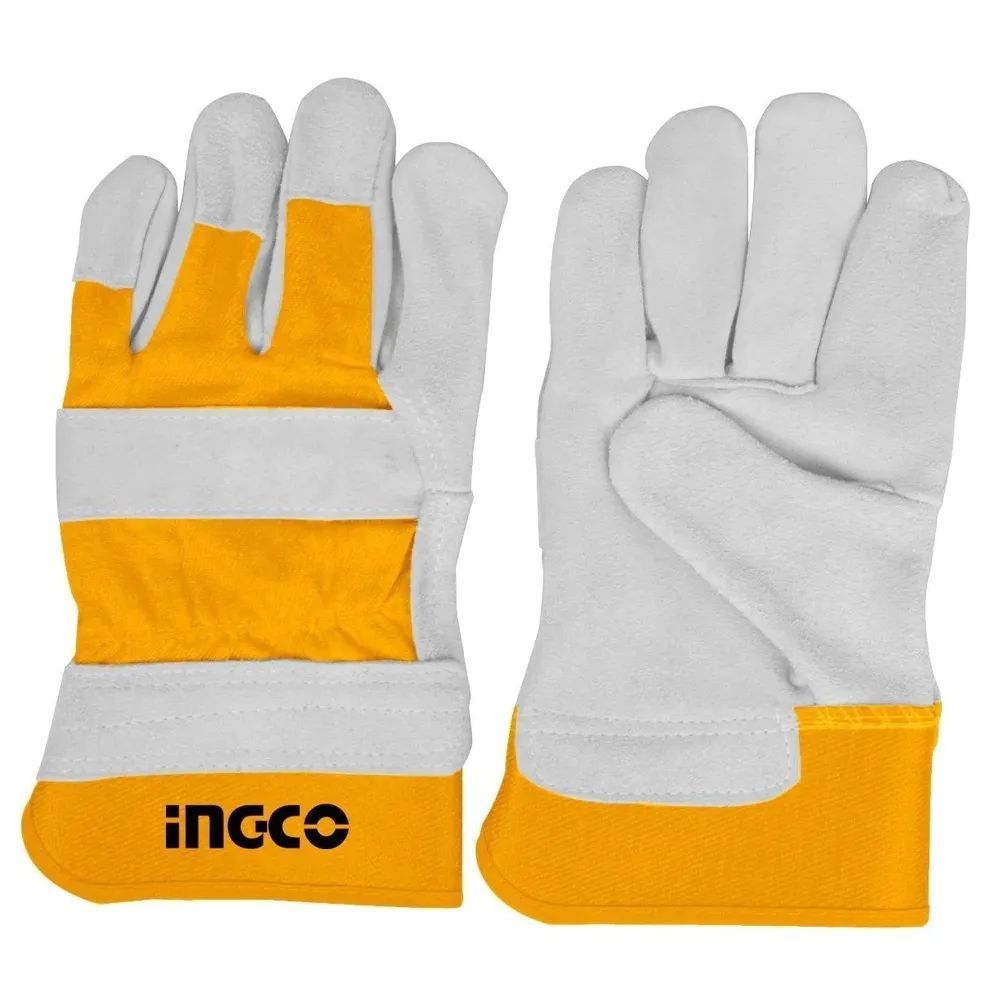 Перчатки спилковые INGCO. Краги 10 размер. INGCO hgvl03 Glove.