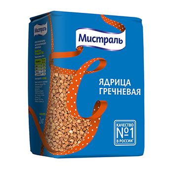 Крупа гречневая ядрица, Мистраль , 2 кг, Россия