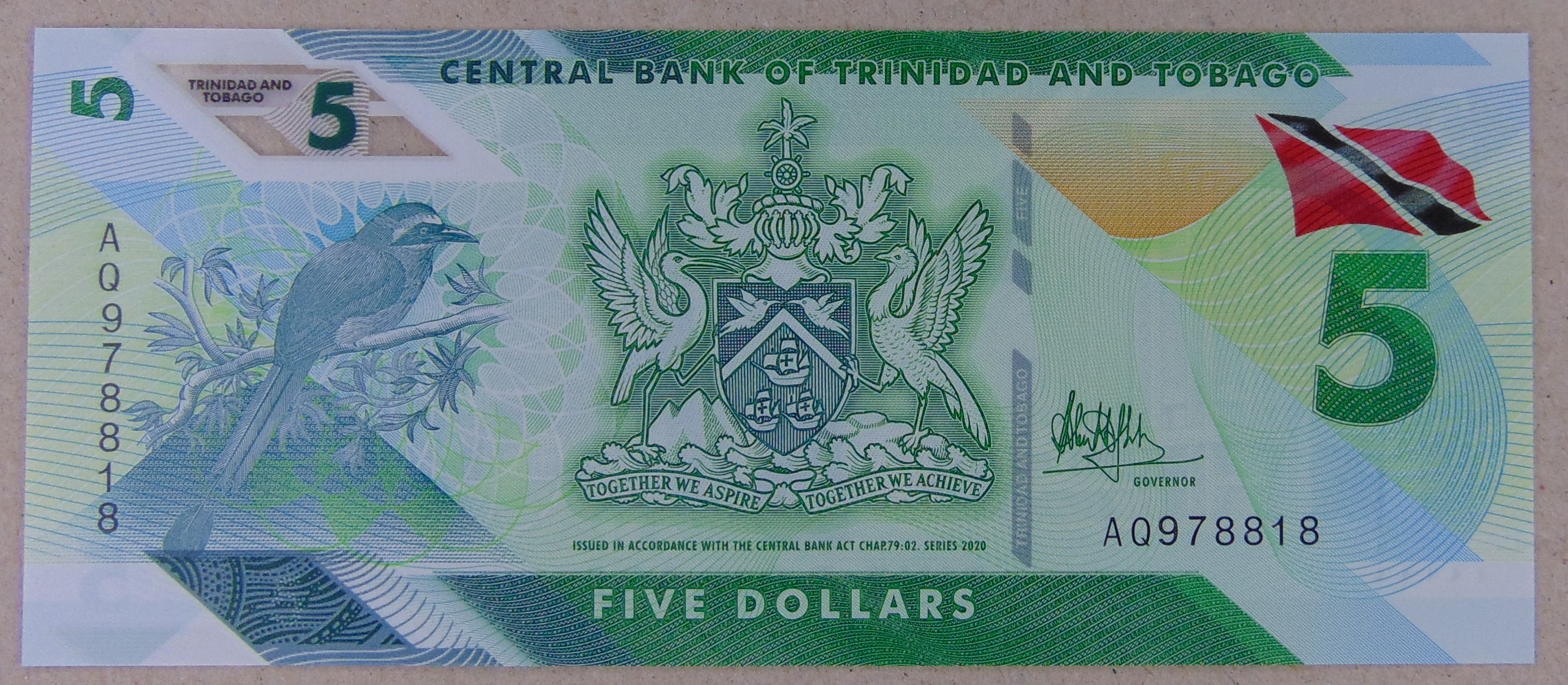 Купюры мм. Тринидад и Тобаго 5 долларов 2020. Банкноты Тринидад и Тобаго. Полимерные банкноты Тринидад и Тобаго. Доллар Тринидада и Тобаго.