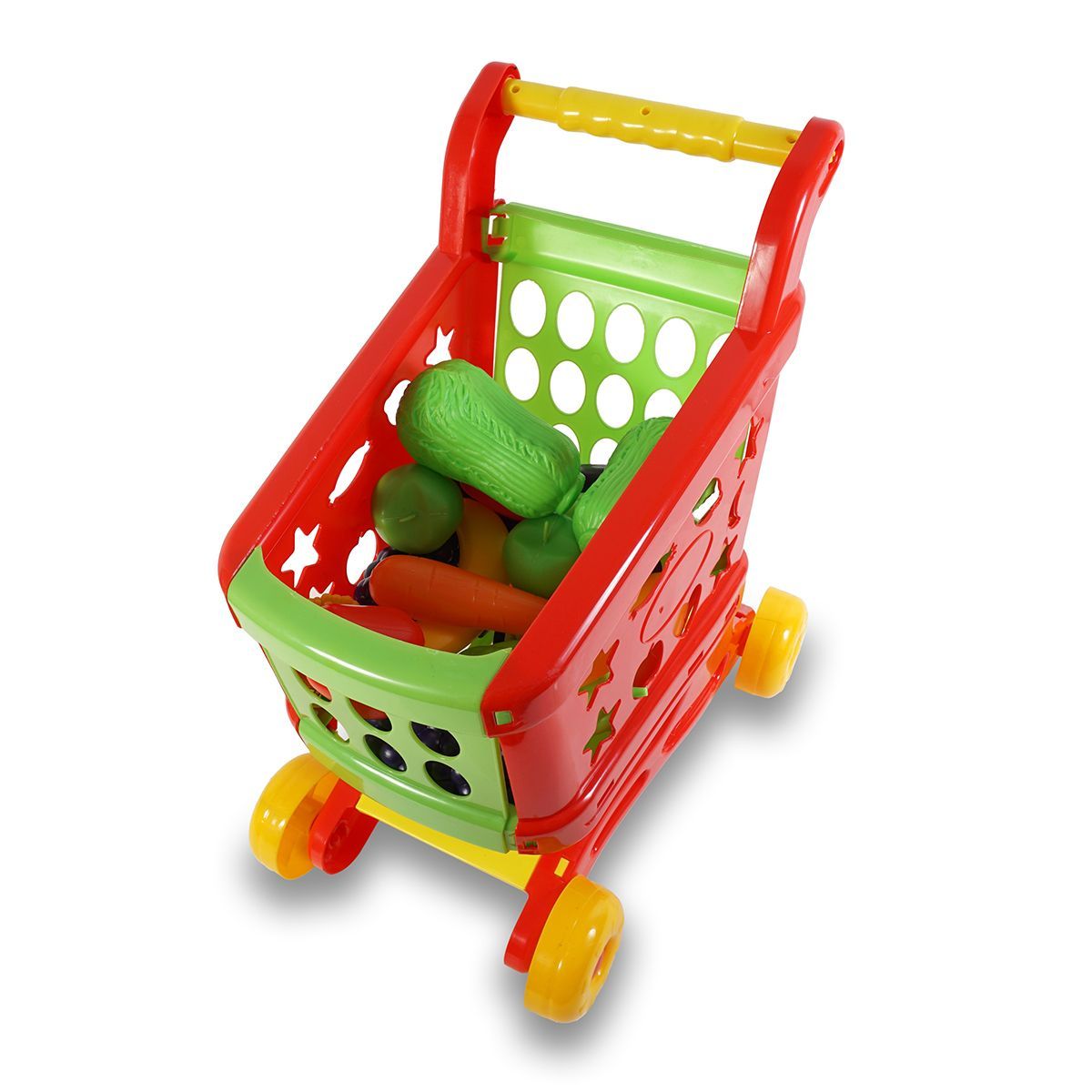 40 169. 00000289604 У497 игрушка тележка для супермаркета, размер 41*30,5*47 см. Тележка для продуктов. Детская тележка для супермаркета. Тележка с продуктами.