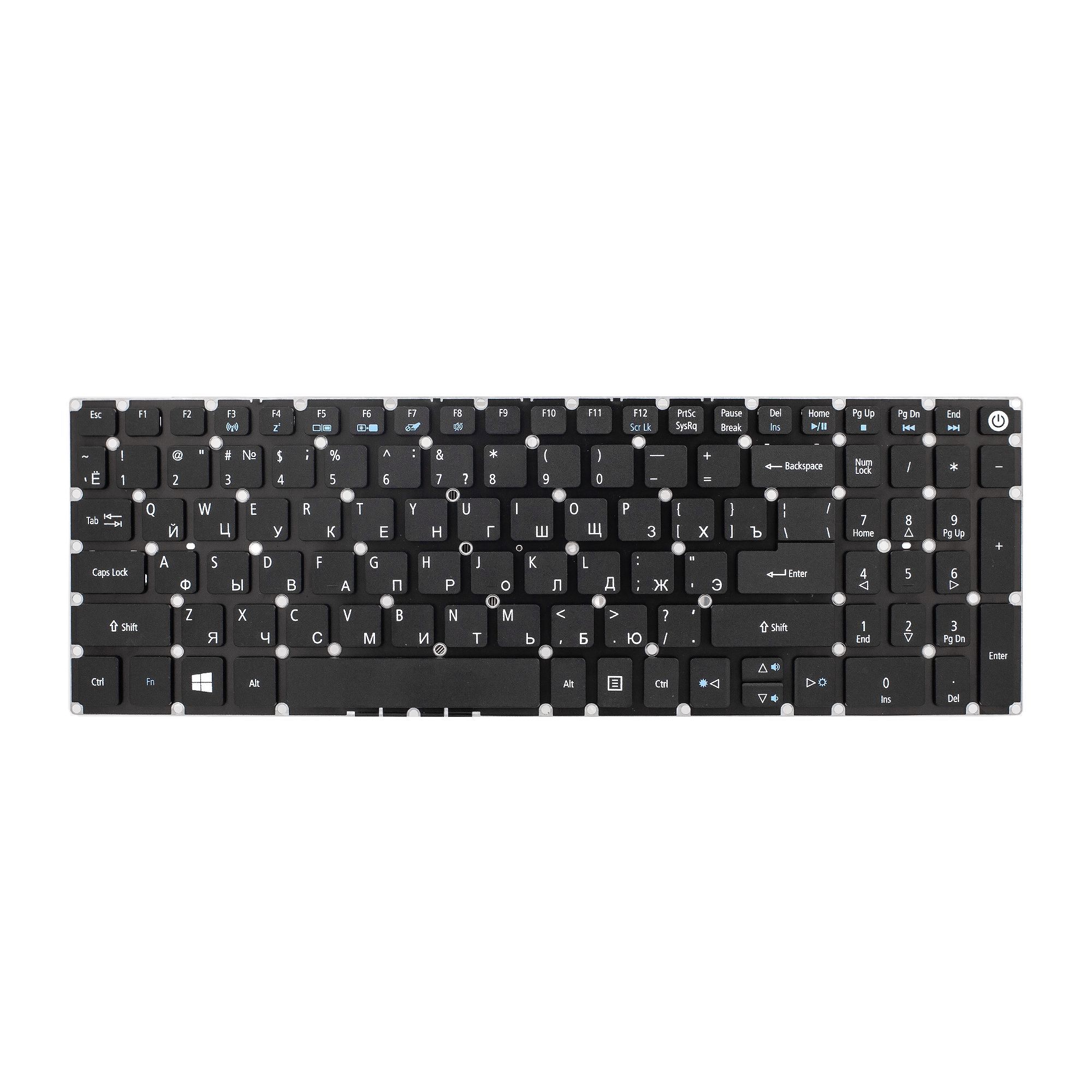 КлавиатурадляноутбукаAcerAspireE5-575G573G573575576G/ExtensaEX2540/A315-21GES1-523533A515-51GN17Q3N16Q2-черная