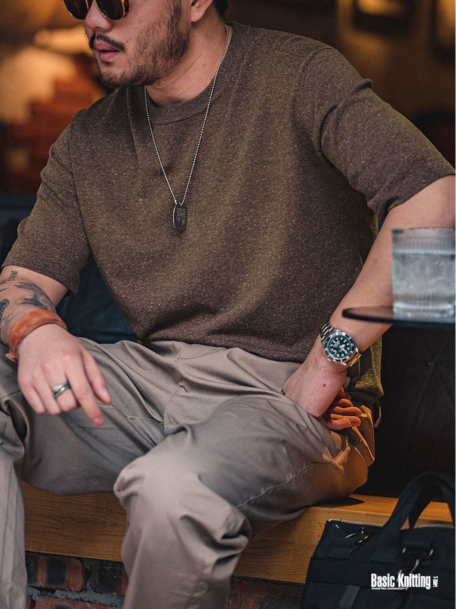 Amekaji wear. Amekaji wear. Amekaji wear. Amekaji style. Поло вязаное мужское с коротким рукавом.