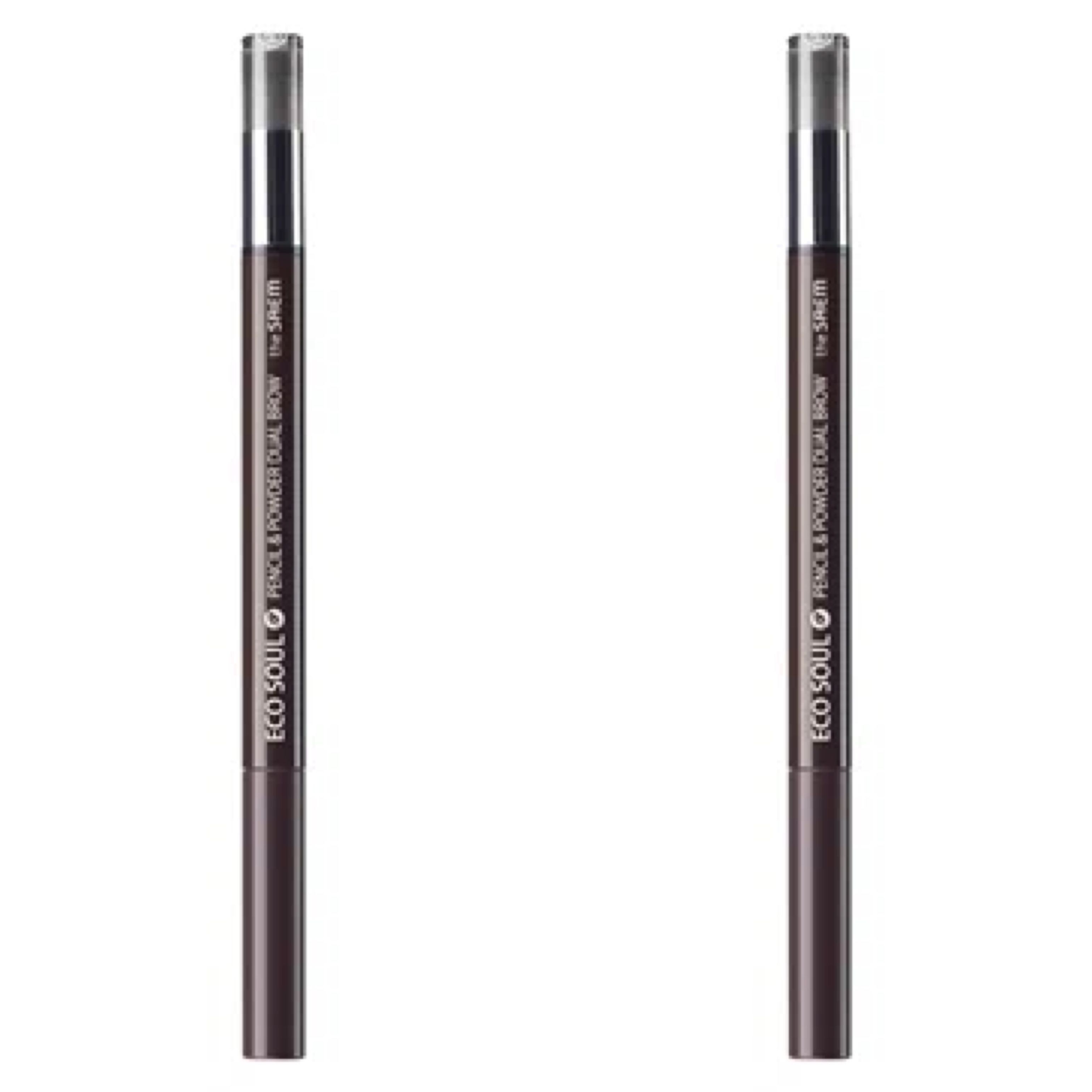 The saem карандаш для бровей. Карандаш-пудра для бровей - the Saem Eco Soul Pencil & Powder Dual Brow 02 Deep Brown 1,5г. Карандаш-пудра для бровей - the Saem Eco Soul Pencil & Powder Dual Brow 01 natural Brown 1,5г.