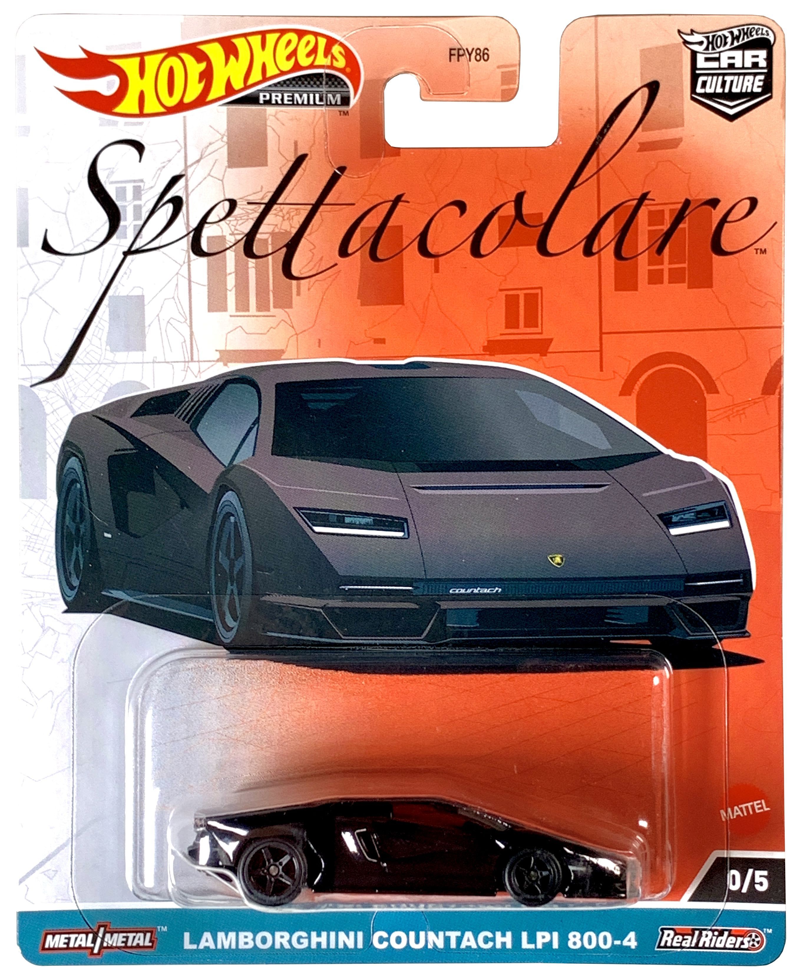 Машинка Hot Wheels Premium Lamborghini Countach LPI 800-4 Chase - купить с  доставкой по выгодным ценам в интернет-магазине OZON (1060285597)