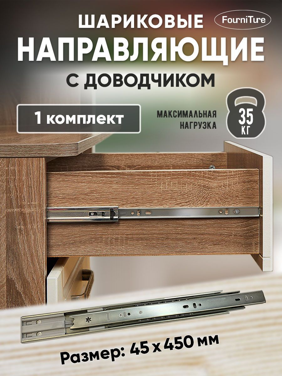 Направляющие для Ящиков с Доводчиком – купить в интернет-магазине OZON ...