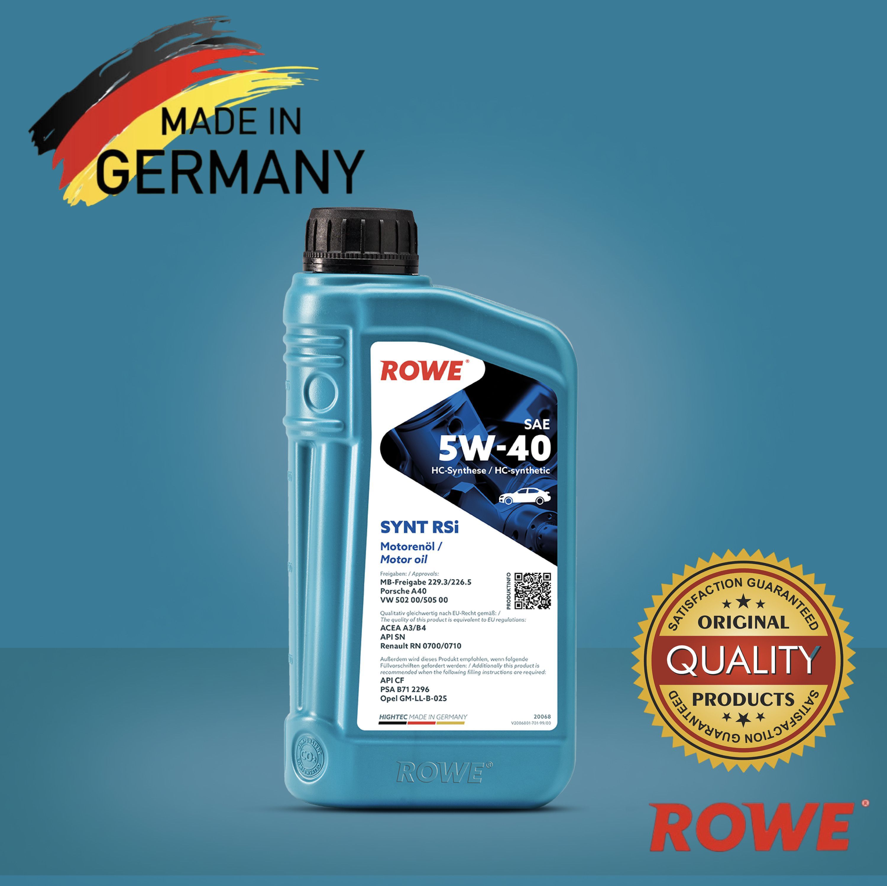 Моторное масло rowe 5w 40. *Масло Rowe 10/40 Hightec super Leichtlauf HC-O синт*. Rowe масло. Масло РОВЭ.