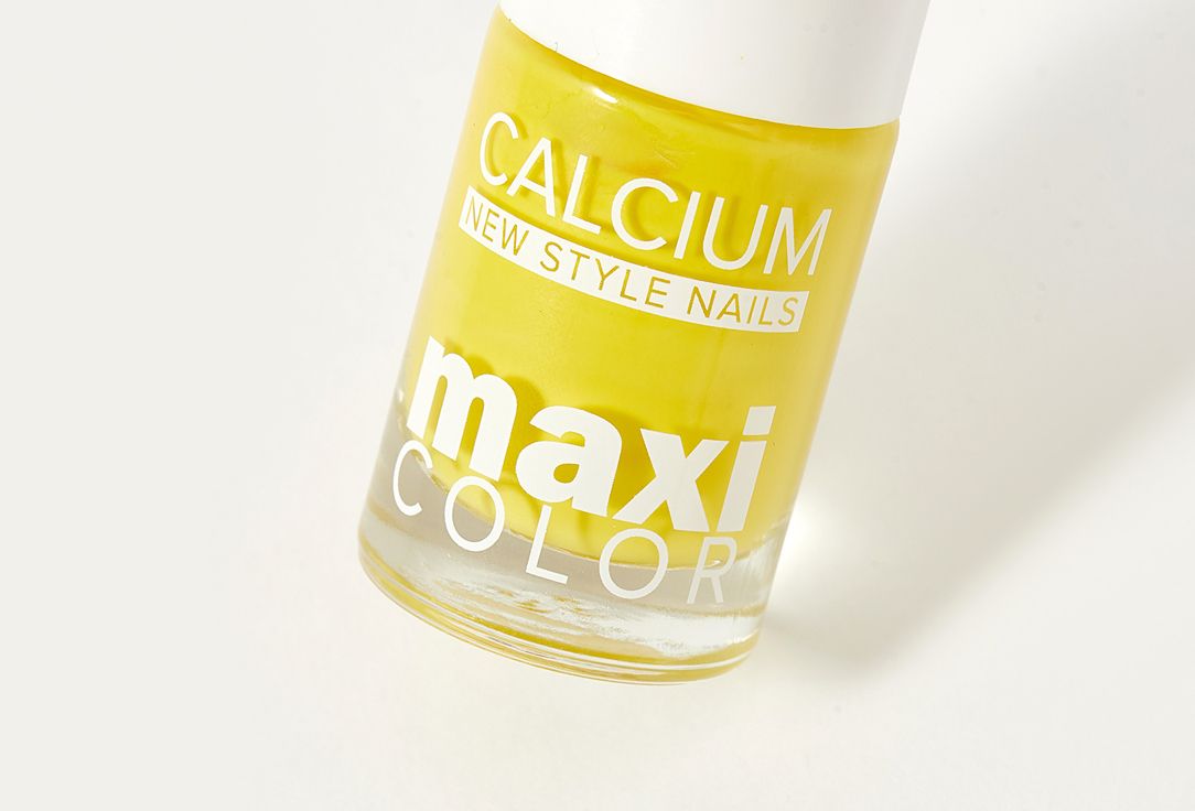 лак для ногтей maxi color calcium