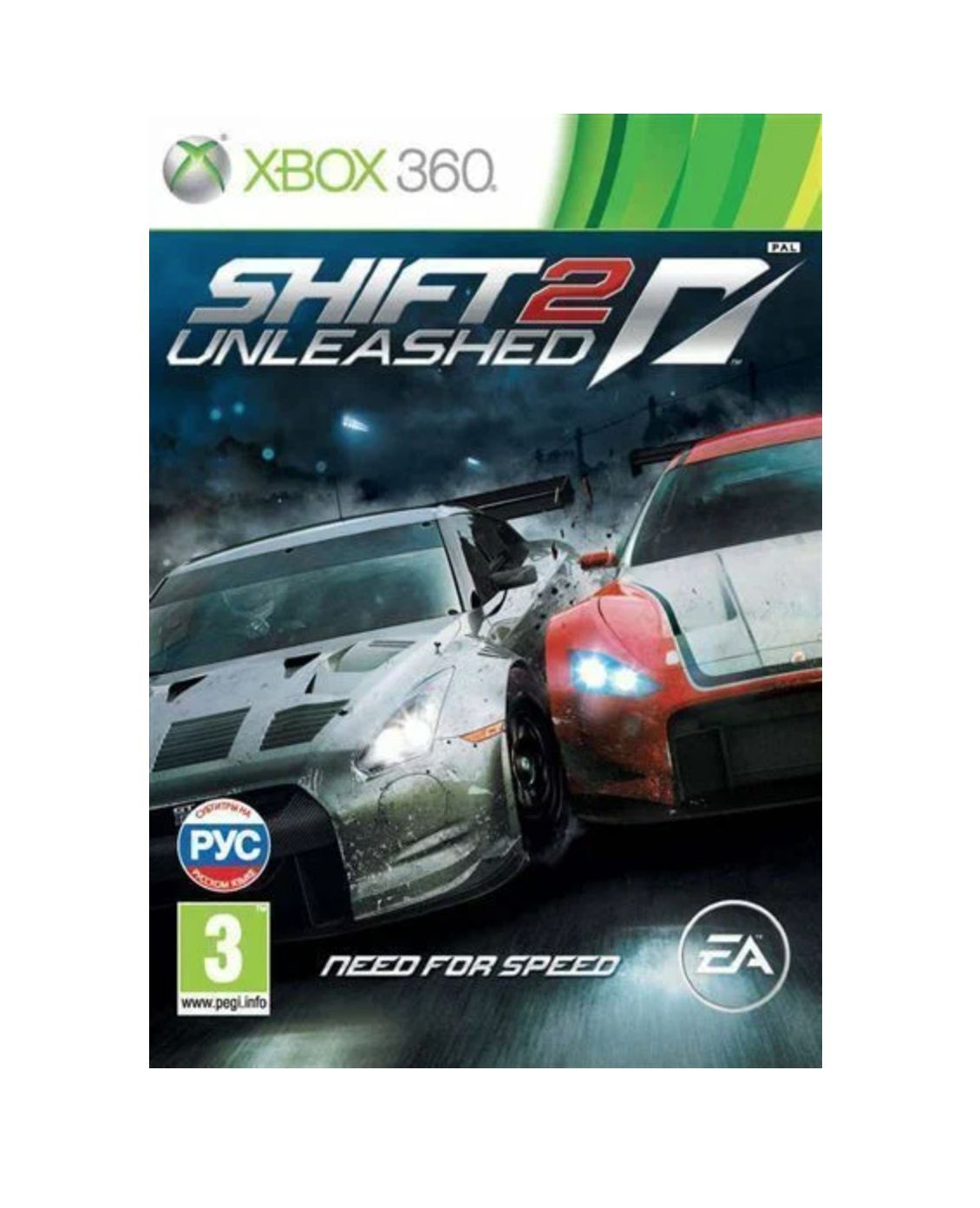 Игра Need for Speed: Shift 2 Unleashed Xbox 360. Товар уцененный