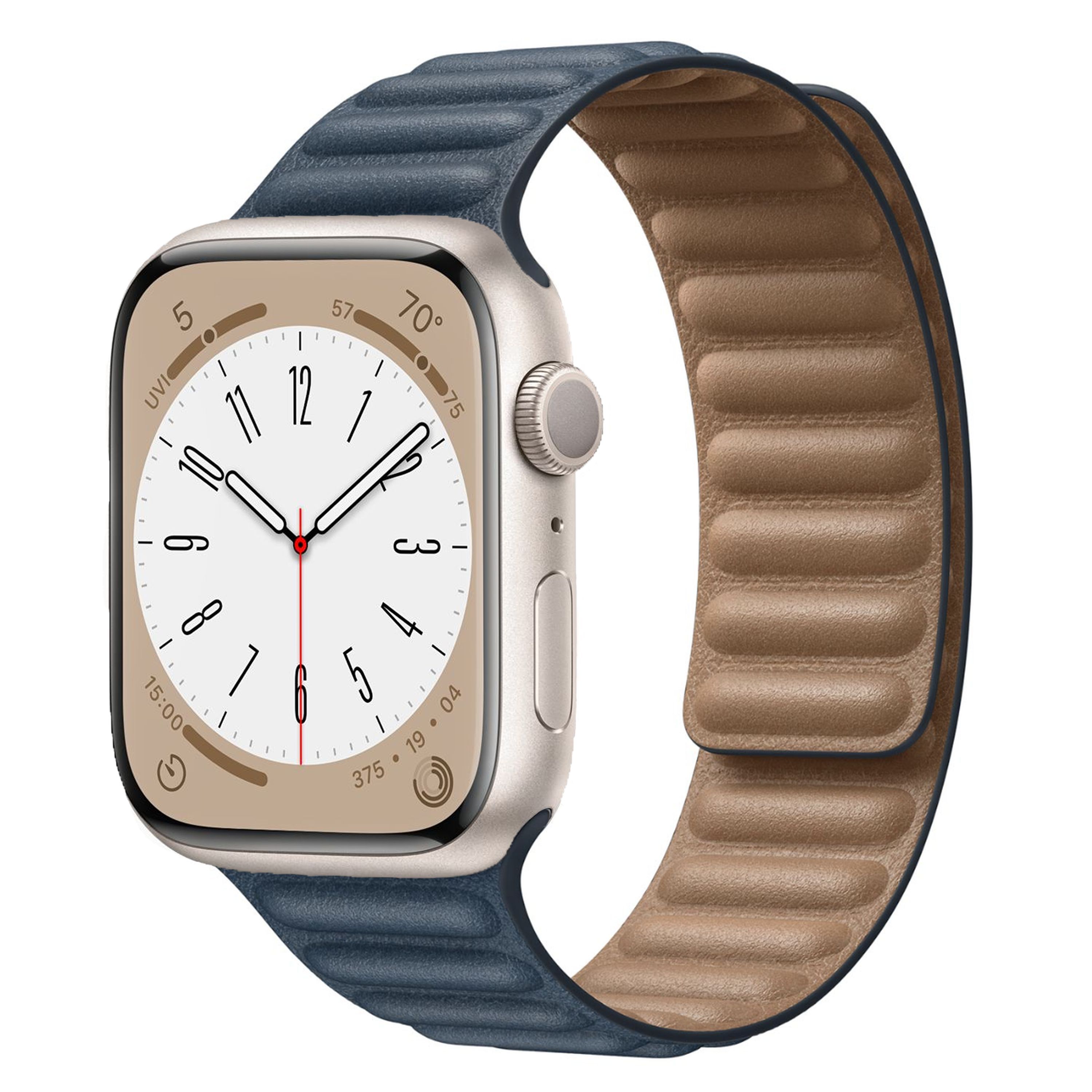 Gold stainless steel case apple watch