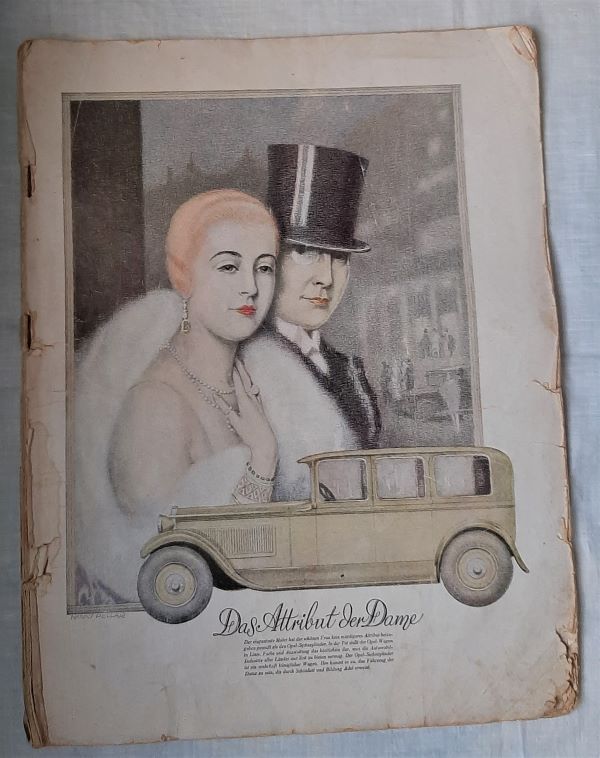 Журнал мод на немецком языке "Die Dame" 1927 год изд.