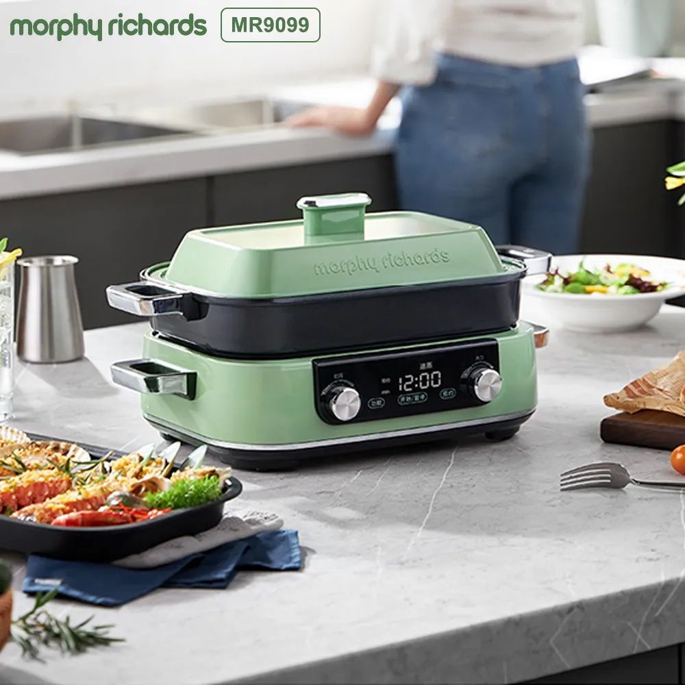 Пароварка электрическая Morphy Richards zsq44-DSS0821LLJ3-5, MR9099 -  купить по выгодной цене в интернет-магазине OZON (1438095150)