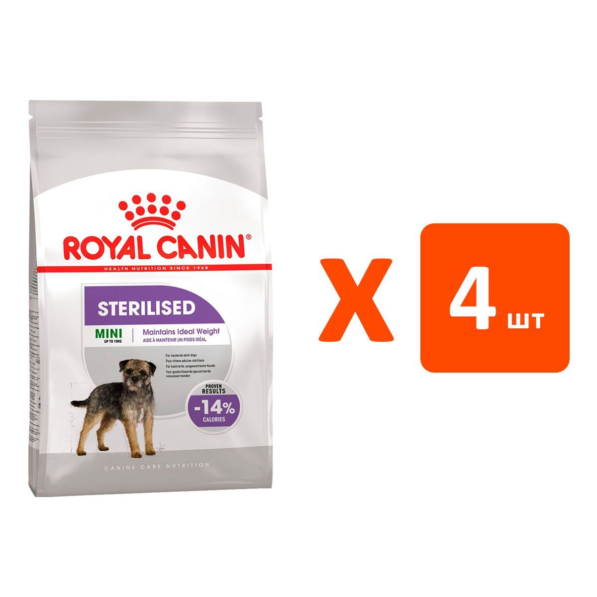 Сухой корм ROYAL CANIN MINI STERILISED ADULT для кастрированных и  стерилизованных взрослых собак маленьких пород (3 кг х 4 шт) - купить с  доставкой по выгодным ценам в интернет-магазине OZON (1164559001)