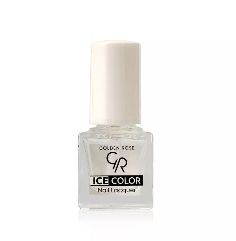 Лак ice color. Золотой лак для ногтей.