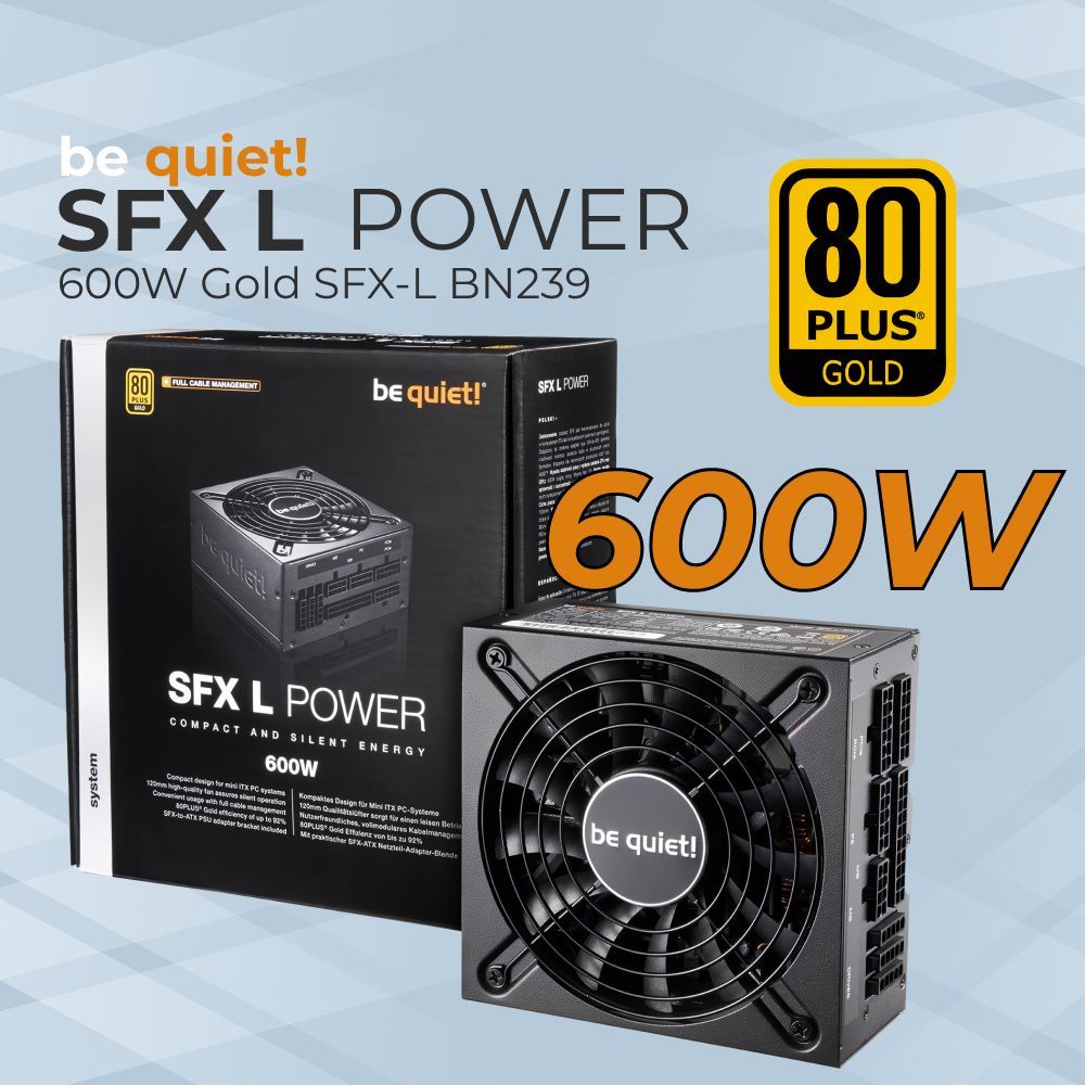 Sfx 3. Be quiet sfx-l power 600w.