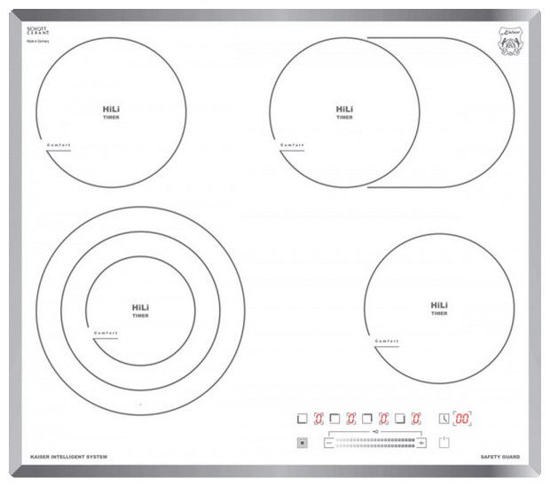Варочная панель электрическая Kaiser KCT 6715 F W
