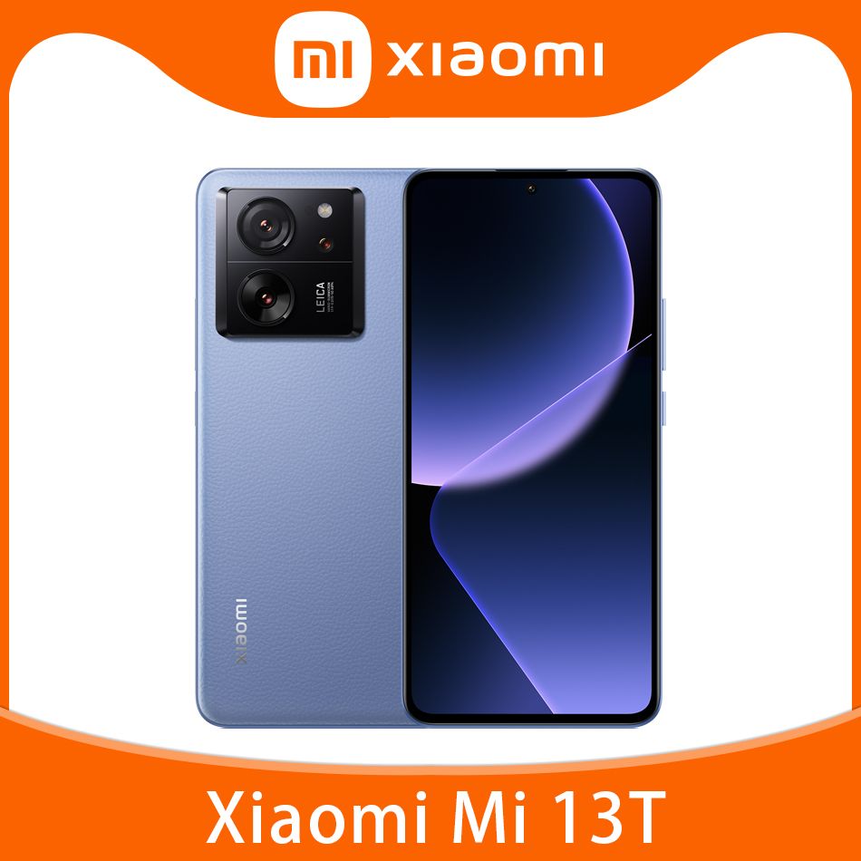 XiaomiСмартфонГлобальнаяверсияXiaomiMi13T5GLeicaФотоаппаратПоддержкарусскогоязыка12/256ГБ,синий