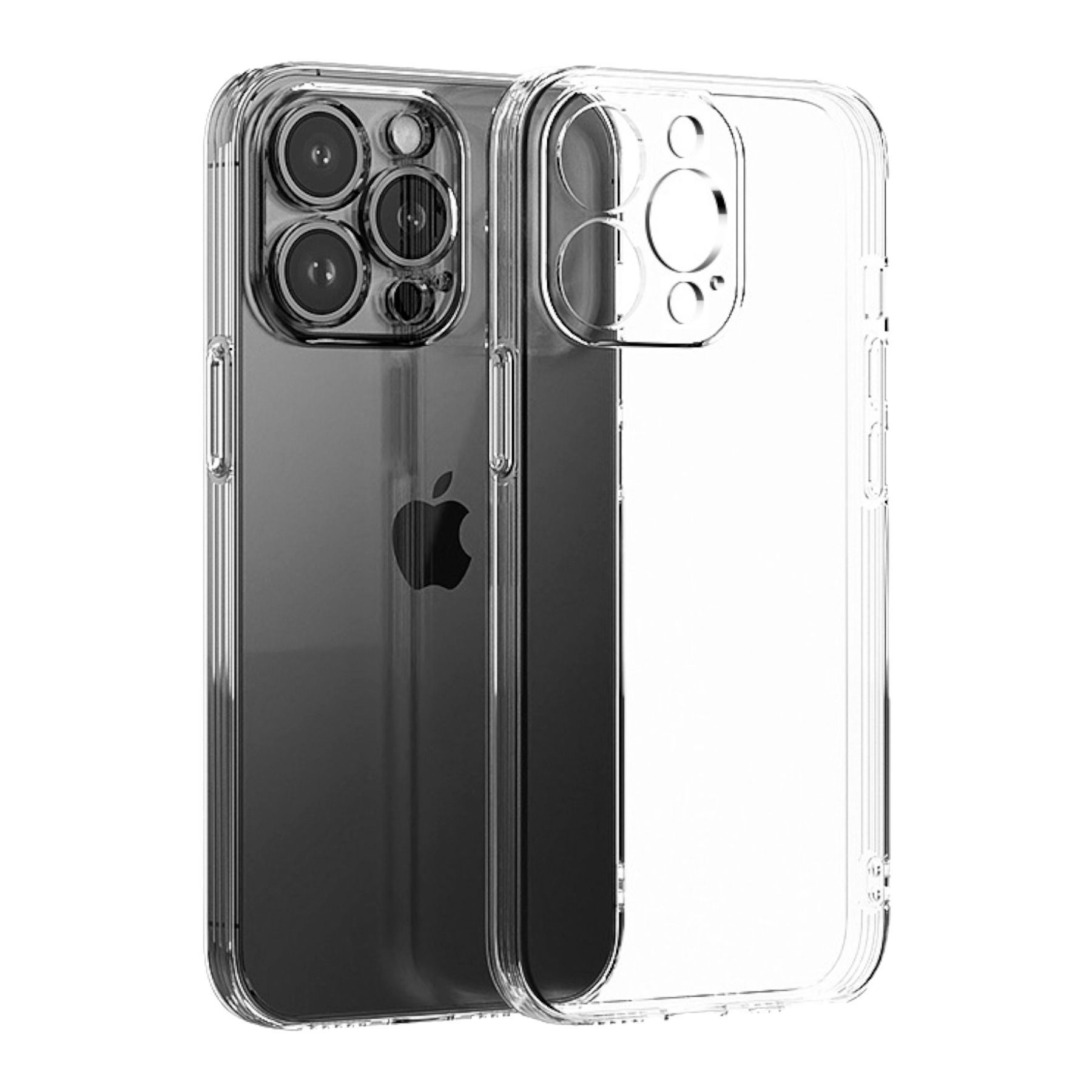 Плотный чехол для iPhone 15 Pro (Айфон 15 Про) с защитой камеры,  силиконовый (прозрачный) - купить с доставкой по выгодным ценам в  интернет-магазине OZON (1195020406)