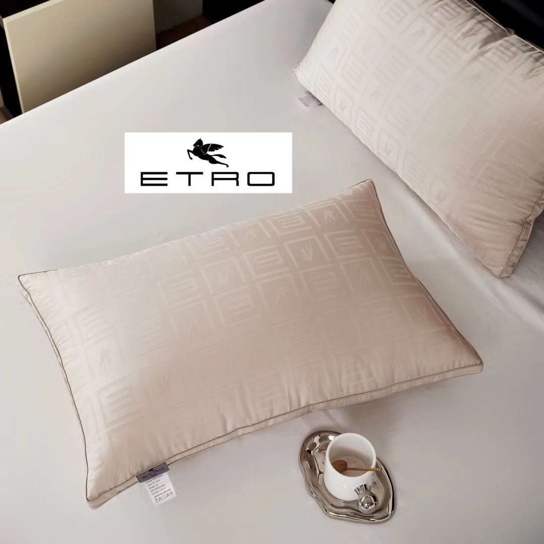 Etro Подушка , Средняя жесткость, Шелк, Шелковое волокно, 50x70 см