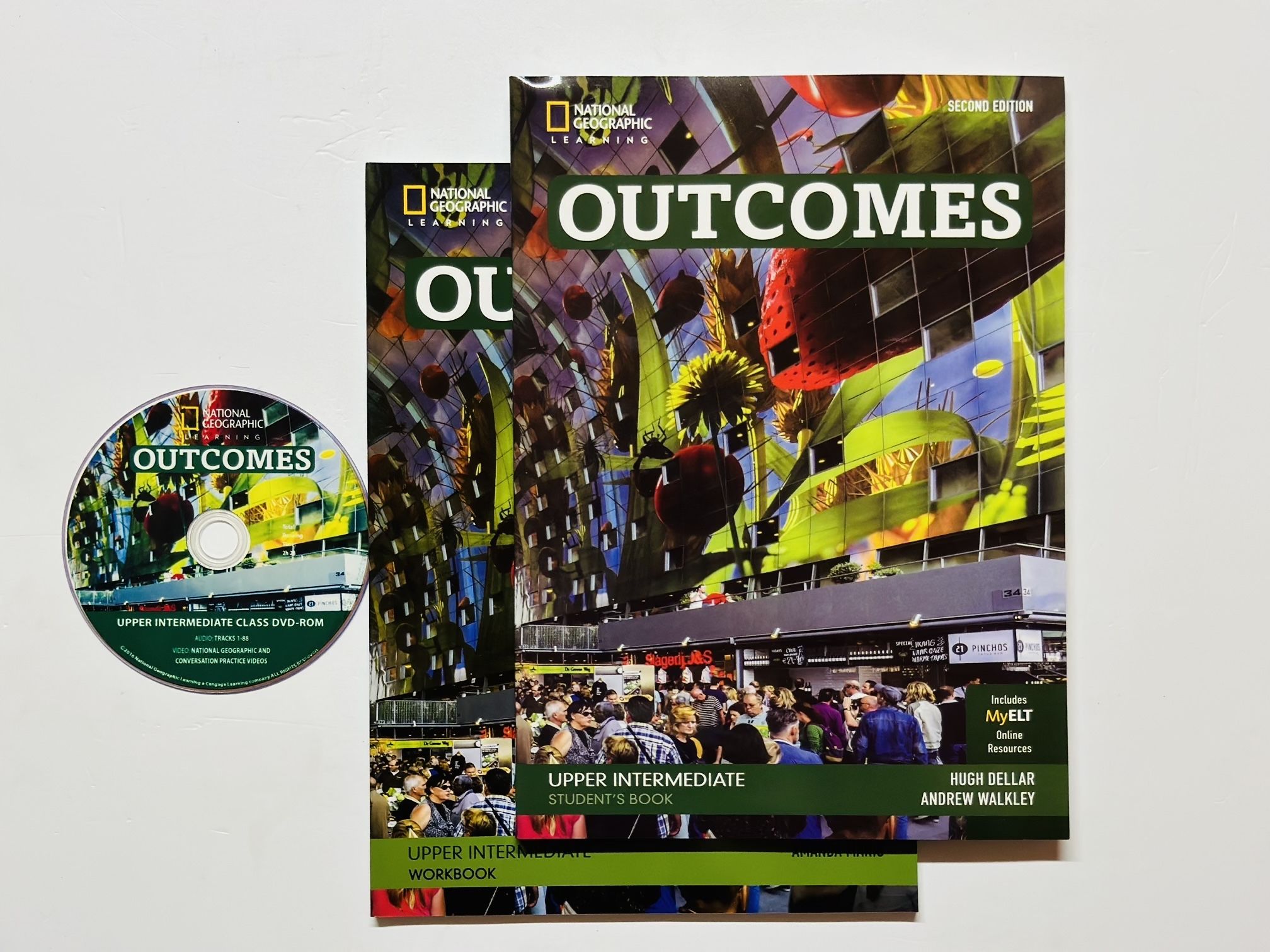 Outcomes Upper-Intermediate Second Edition, Второе Издание: Student's book + Workbook + CD+ DVD